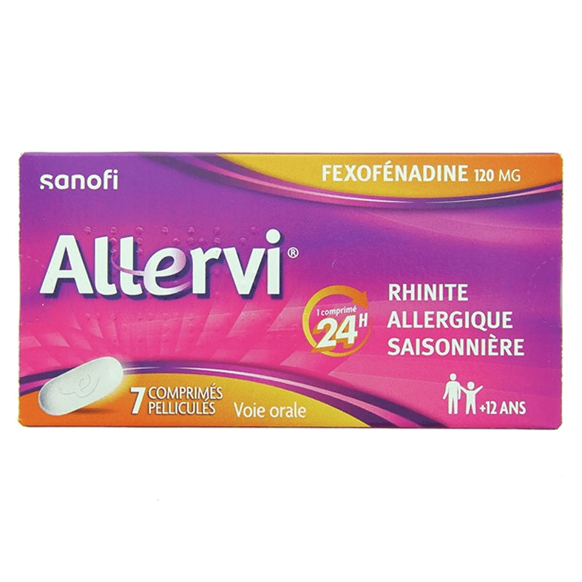 Allervi comprimés,médicament allergies,traitement allergie,antihistaminique sans ordonnance,soulagement allergie saisonnière,médicament rhinite allergique,antihistaminique sans somnolence,comprimé allergie yeux qui piquent,traitement éternuements allergiques,acheter Allervi en ligne,Allervi prix pharmacie,traitement allergie rapide efficace,comprimés anti-allergie livraison rapid,Allervi sans ordonnance,allergie,allergie médicament,allervi
